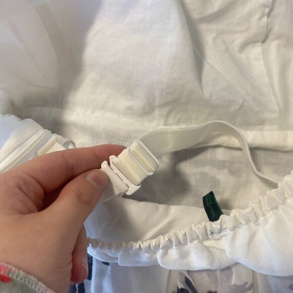 Stile Benetton Y2K Babydoll Floral Summer Empire Short Dress Women's Size Medium - Picture 14 of 14